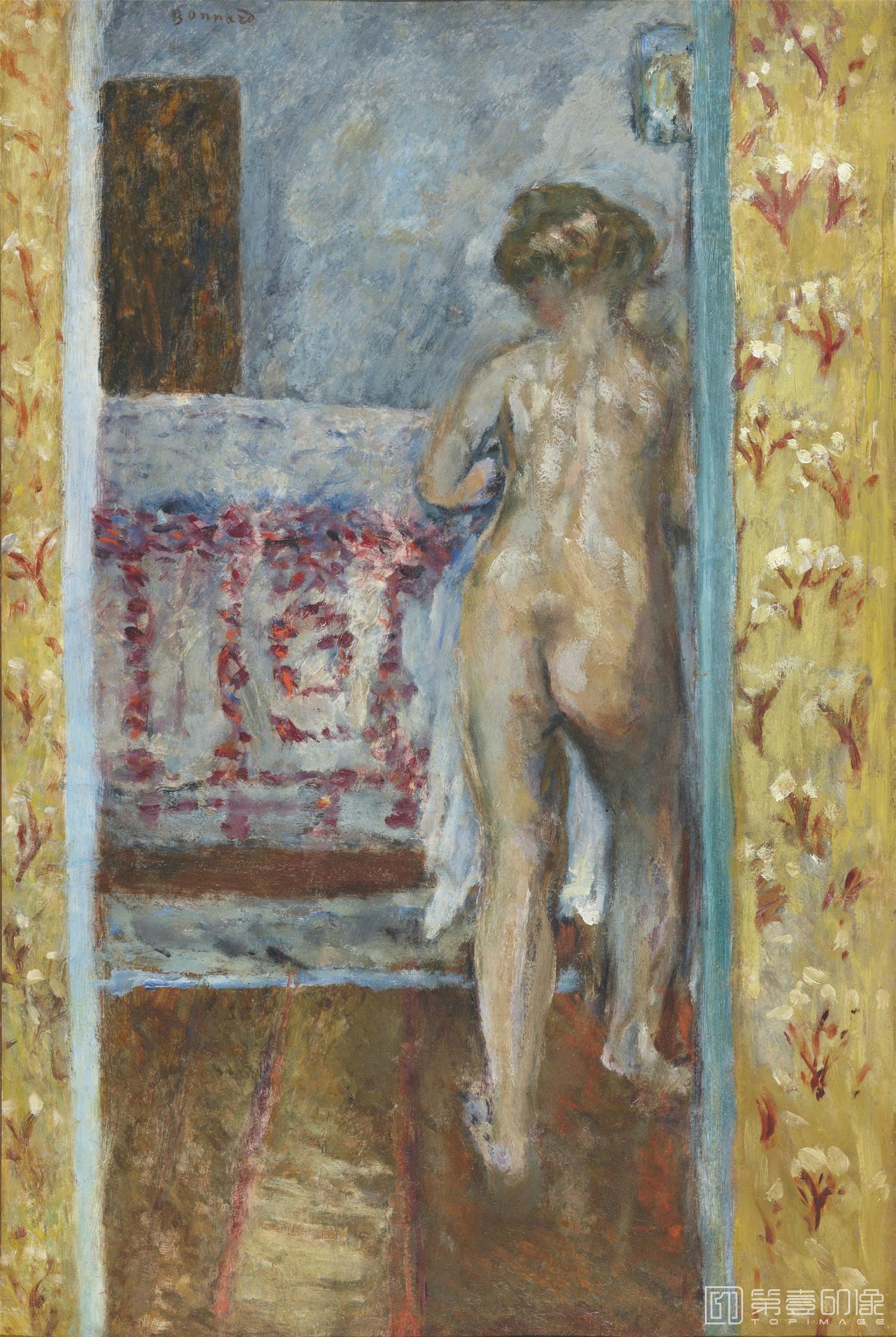 油画-FEMME A L'ALCOVE